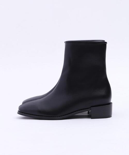coen（コーエン）の「センターシームショートブーツ（ブーツ・レディース・ブラック/ダークブラウン/オフホワイト・SMALL/MEDIUM/LARGE/X-LARGE）」の14枚目の写真