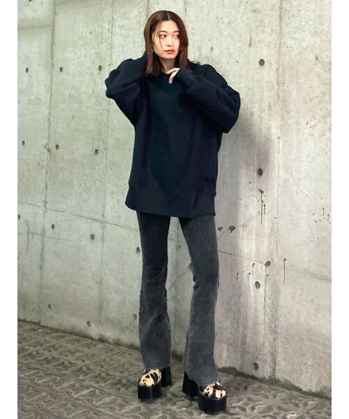 EMODA(エモダ)の「サイドゴアタンクブーツ(ブーツ・レディース・ブラック/その他・SMALL/MEDIUM/LARGE)」の3枚目の写真