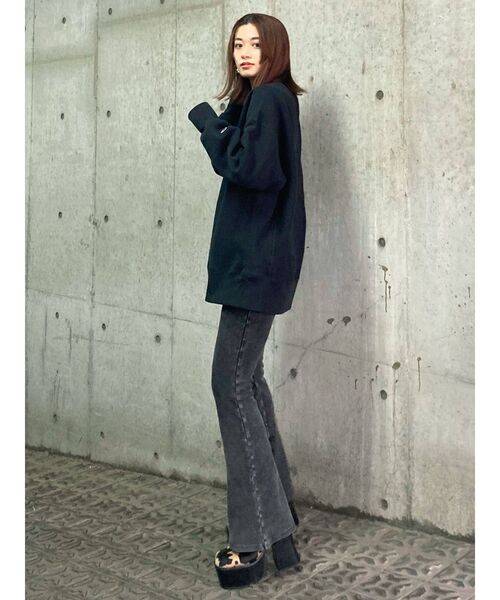 EMODA(エモダ)の「サイドゴアタンクブーツ(ブーツ・レディース・ブラック/その他・SMALL/MEDIUM/LARGE)」の7枚目の写真