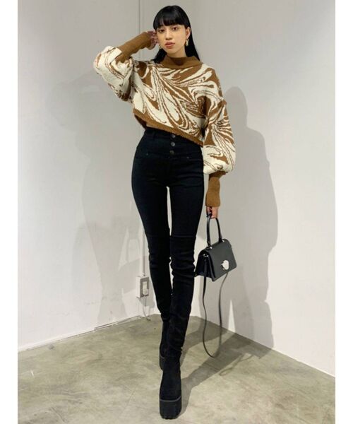 EMODA(エモダ)の「サイドゴアタンクブーツ(ブーツ・レディース・ブラック/その他・SMALL/MEDIUM/LARGE)」の19枚目の写真