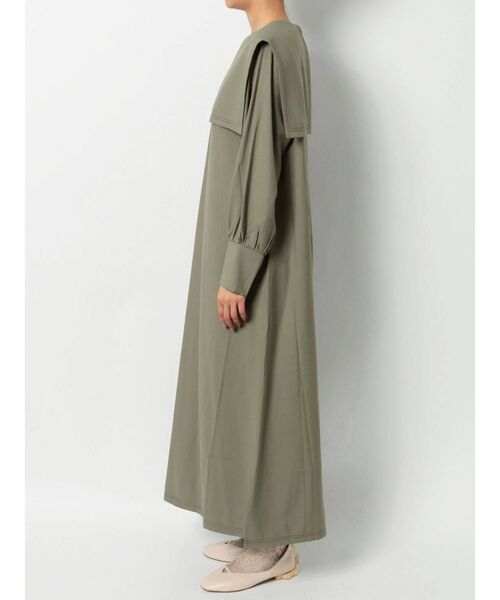 merry jenny（メリージェニー）の「配色ステッチセーラーカラーワンピース（ワンピース・レディース・アイボリー/ブラック/グリーン・FREE）」の13枚目の写真