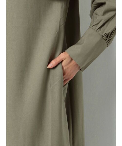 merry jenny（メリージェニー）の「配色ステッチセーラーカラーワンピース（ワンピース・レディース・アイボリー/ブラック/グリーン・FREE）」の7枚目の写真