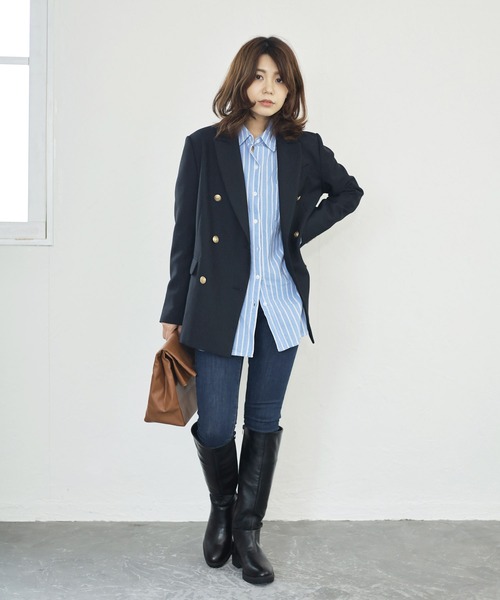 SESTO（セスト）の「タンクソールロングブーツ（ブーツ・レディース・ブラック/アイボリー・LL/S/M/L）」の19枚目の写真