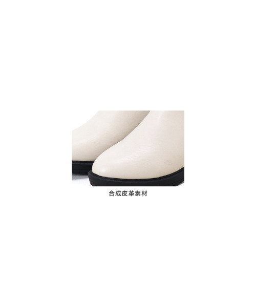 SESTO（セスト）の「タンクソールロングブーツ（ブーツ・レディース・ブラック/アイボリー・LL/S/M/L）」の9枚目の写真