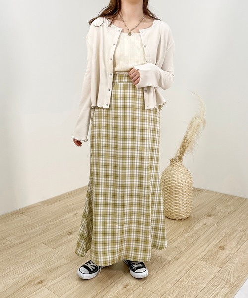 apres jour clair(アプレジュールクレア)の「【apres jour clair】アソートチェックマーメイドスカート【ZOZOTOWN限定アイテム】(スカート・レディース・ダークブラウン/グリーン/ベージュ・SMALL/X-LARGE/MEDIUM)」の10枚目の写真