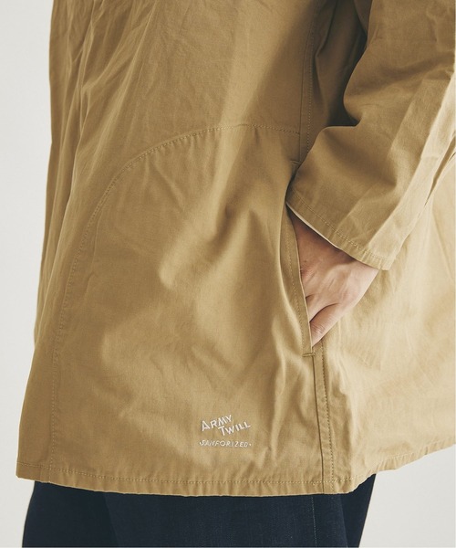 ARMY TWILL(アーミーツイル)の「【ARMY TWILL×JS / アーミーツイル】別注 スモックシャツ(シャツ/ブラウス・メンズ・ナチュラル/ブラック/ベージュ・LARGE/MEDIUM)」の6枚目の写真