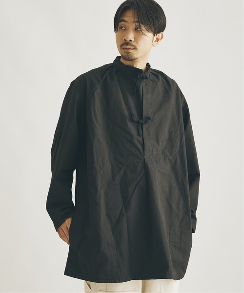 ARMY TWILL(アーミーツイル)の「【ARMY TWILL×JS / アーミーツイル】別注 スモックシャツ(シャツ/ブラウス・メンズ・ナチュラル/ブラック/ベージュ・LARGE/MEDIUM)」の13枚目の写真