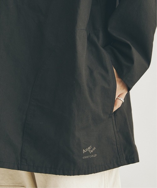 ARMY TWILL(アーミーツイル)の「【ARMY TWILL×JS / アーミーツイル】別注 スモックシャツ(シャツ/ブラウス・メンズ・ナチュラル/ブラック/ベージュ・LARGE/MEDIUM)」の14枚目の写真