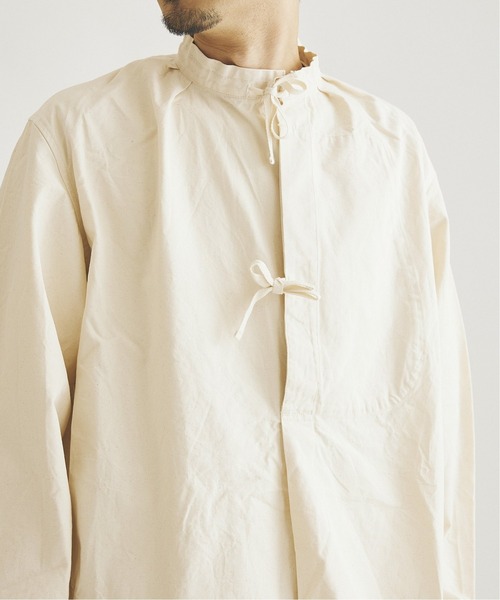 ARMY TWILL(アーミーツイル)の「【ARMY TWILL×JS / アーミーツイル】別注 スモックシャツ(シャツ/ブラウス・メンズ・ナチュラル/ブラック/ベージュ・LARGE/MEDIUM)」の21枚目の写真