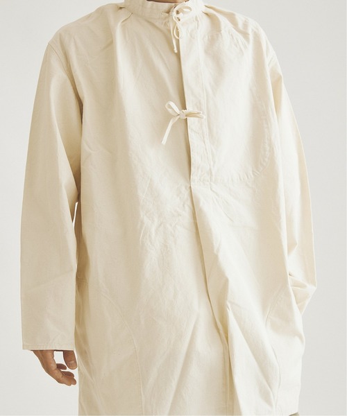 ARMY TWILL(アーミーツイル)の「【ARMY TWILL×JS / アーミーツイル】別注 スモックシャツ(シャツ/ブラウス・メンズ・ナチュラル/ブラック/ベージュ・LARGE/MEDIUM)」の22枚目の写真