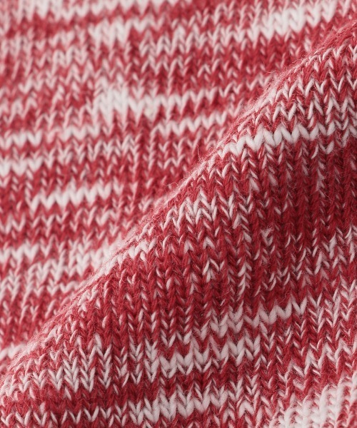 petit main（プティマイン）の「アニマル刺しゅう/メランジ2Pクルーソックス（ソックス/靴下・キッズ・ネイビー/マスタード/アイボリー・M/S/SS/L）」の9枚目の写真