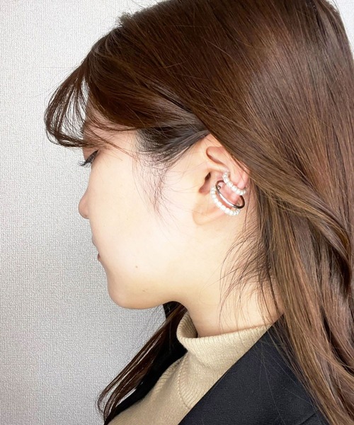 BROTHERHOOD（ブラザーフッド）の「【earyear】デザインフープ片耳イヤーカフ 2（イヤーカフ・レディース・D/L/F/B/J/H/G/A/I/E/C/K/R/N/P/Q/M/V/U/T/S/O・FREE）」の19枚目の写真