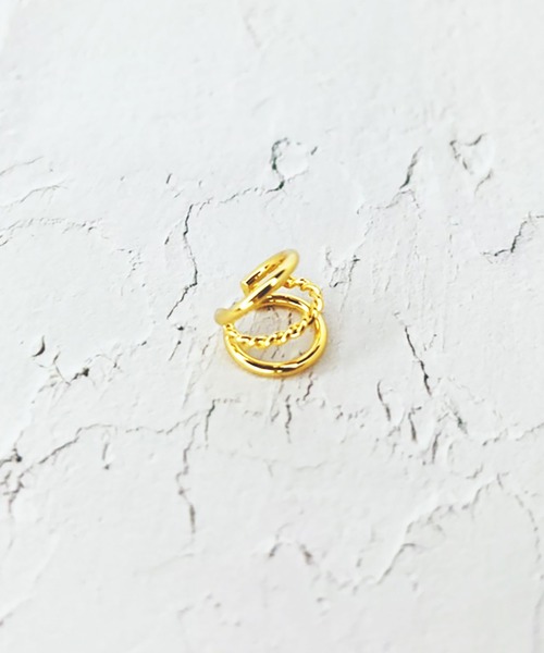 BROTHERHOOD（ブラザーフッド）の「【earyear】デザインフープ片耳イヤーカフ 2（イヤーカフ・レディース・D/L/F/B/J/H/G/A/I/E/C/K/R/N/P/Q/M/V/U/T/S/O・FREE）」の22枚目の写真