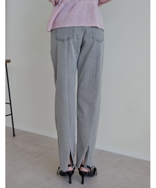 Re:EDIT（リエディ）の「[累計販売枚数1.9万枚突破！][低身長/高身長サイズ有][サステナブル]バックベンツストレートリサイクルデニム（デニムパンツ・レディース・ネイビー/ブルー/グレー/ブラック・AM/TALL/MEDIUM/AS/LARGE/SHORT）」の13枚目の写真