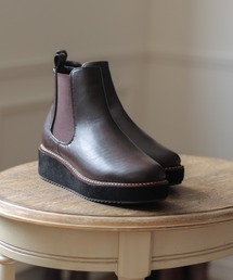 VIVIAN | 【2021年秋冬新作】厚底サイドゴアショートブーツ(ブーツ)