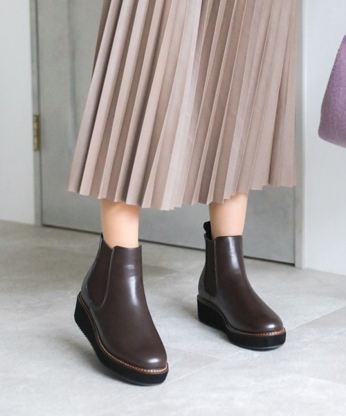 VIVIAN（ヴィヴィアン）の「厚底サイドゴアショートブーツ（ブーツ・レディース・ブラック/ダークブラウン/ブラウン/アイボリー・S/M/L）」の7枚目の写真