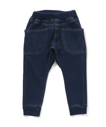 BREEZE | WEB限定 ウエストリブマチ付インディゴパンツ(その他パンツ)