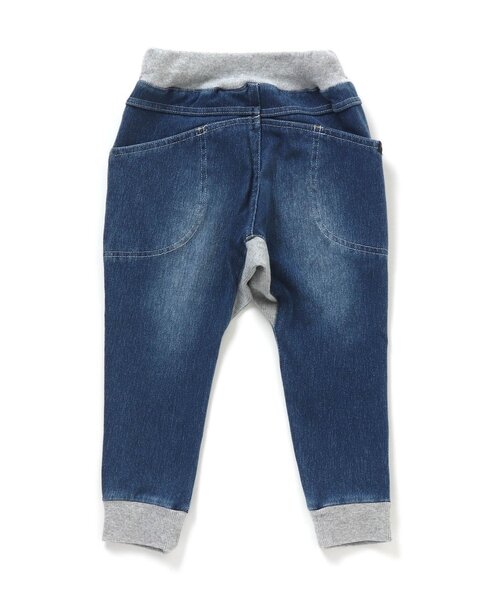 BREEZE（ブリーズ）の「WEB限定 ウエストリブマチ付インディゴパンツ（その他パンツ・キッズ・ブルー/ネイビー・80/90/110/120/130/140/100）」の8枚目の写真