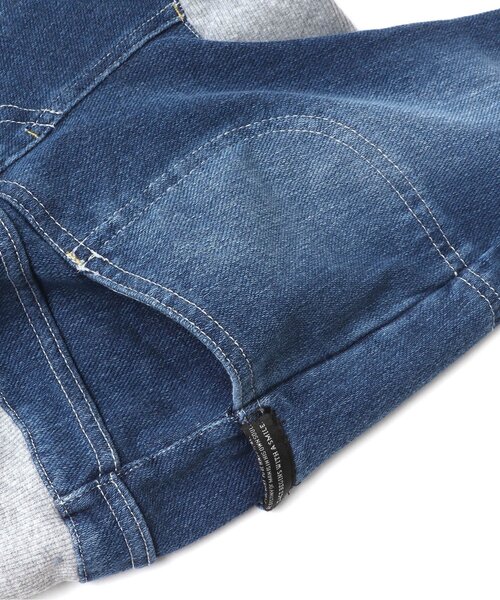 BREEZE（ブリーズ）の「WEB限定 ウエストリブマチ付インディゴパンツ（その他パンツ・キッズ・ブルー/ネイビー・80/90/110/120/130/140/100）」の11枚目の写真