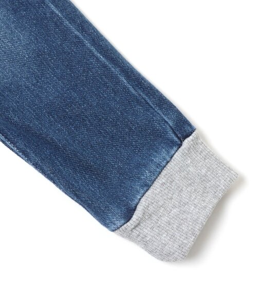 BREEZE（ブリーズ）の「WEB限定 ウエストリブマチ付インディゴパンツ（その他パンツ・キッズ・ブルー/ネイビー・80/90/110/120/130/140/100）」の15枚目の写真