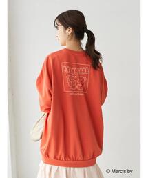 earth music&ecology（アースミュージックアンドエコロジー）の「miffy×earth ロングスリーブチュニック ＊（スウェット・レディース）」