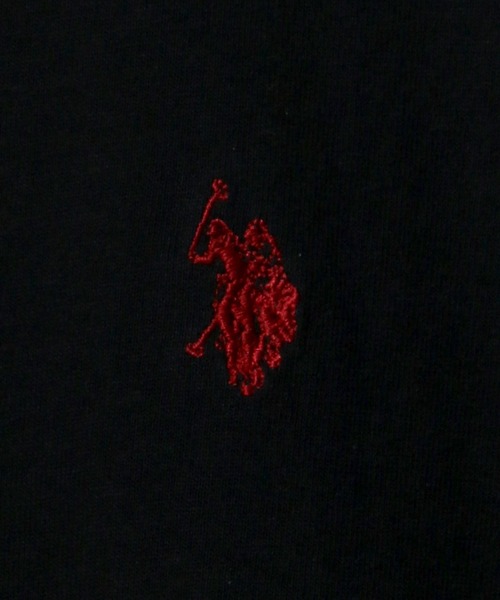 U.S. POLO ASSN.(ユーエスポロアッスン)の「U.S. POLO ASSN.(ユーエスポロアッスン)ワンポイントロゴ刺繍ロンT/無地 長袖(Tシャツ/カットソー・メンズ・ホワイト/ブラック/ダークグリーン/ベージュ/ネイビー/サックスブルー/グリーン・LL/M/L)」の17枚目の写真
