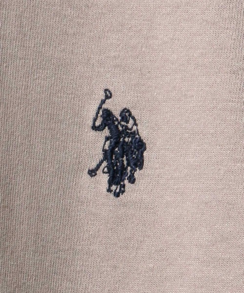 U.S. POLO ASSN.(ユーエスポロアッスン)の「U.S. POLO ASSN.(ユーエスポロアッスン)ワンポイントロゴ刺繍ロンT/無地 長袖(Tシャツ/カットソー・メンズ・ホワイト/ブラック/ダークグリーン/ベージュ/ネイビー/サックスブルー/グリーン・LL/M/L)」の9枚目の写真