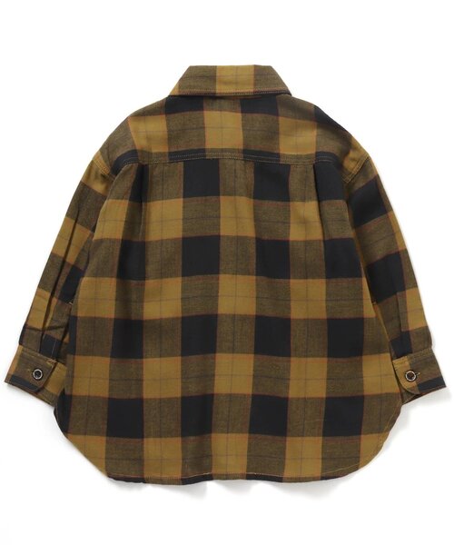 BREEZE（ブリーズ）の「チェックシャツ（シャツ/ブラウス・キッズ・レインボー/マスタード・130/110/120/150/140/90/100）」の3枚目の写真