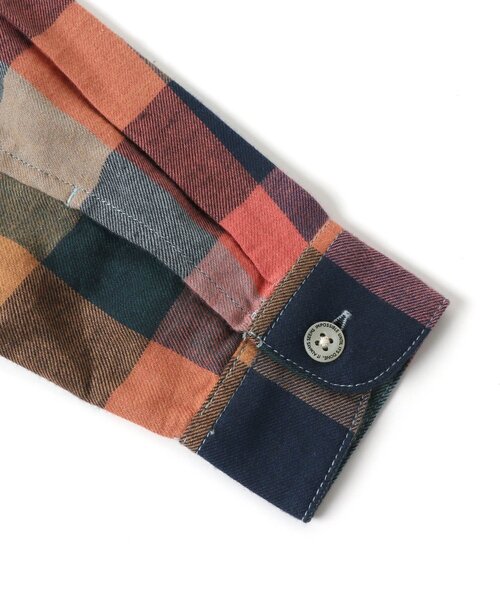 BREEZE（ブリーズ）の「チェックシャツ（シャツ/ブラウス・キッズ・レインボー/マスタード・130/110/120/150/140/90/100）」の8枚目の写真