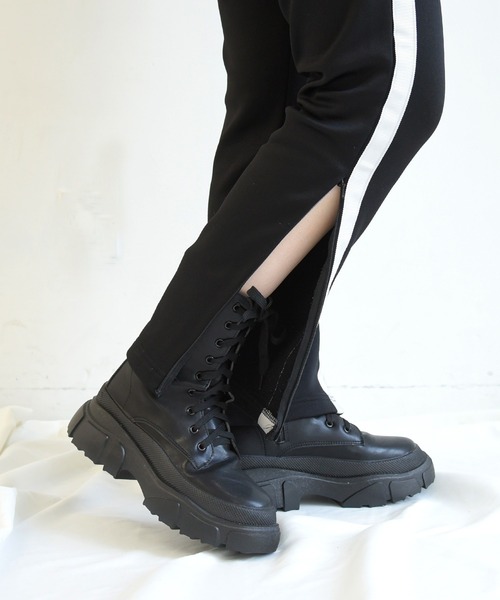 sango（sango）の「レースアップトラックソールブーツ（ブーツ・レディース・ブラック・3L/S/L/LL/M）」の13枚目の写真