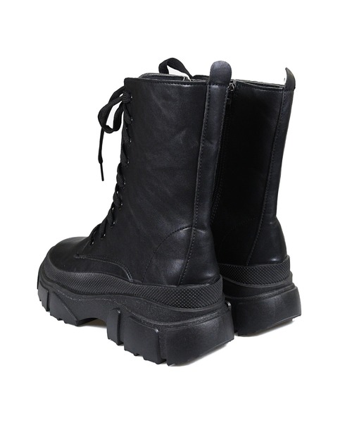 sango（sango）の「レースアップトラックソールブーツ（ブーツ・レディース・ブラック・3L/S/L/LL/M）」の9枚目の写真