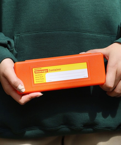 HIGHTIDE（ハイタイド）の「penco/ペンコ ストレージコンテナーペンケース 2026年春夏（ステーショナリー・メンズ・ホワイト/ライトブルー/ブラック/オレンジ/グリーン/クリア・FREE）」の5枚目の写真