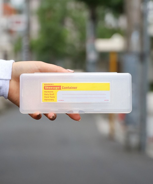 HIGHTIDE（ハイタイド）の「penco/ペンコ ストレージコンテナーペンケース 2026年春夏（ステーショナリー・メンズ・ホワイト/ライトブルー/ブラック/オレンジ/グリーン/クリア・FREE）」の6枚目の写真