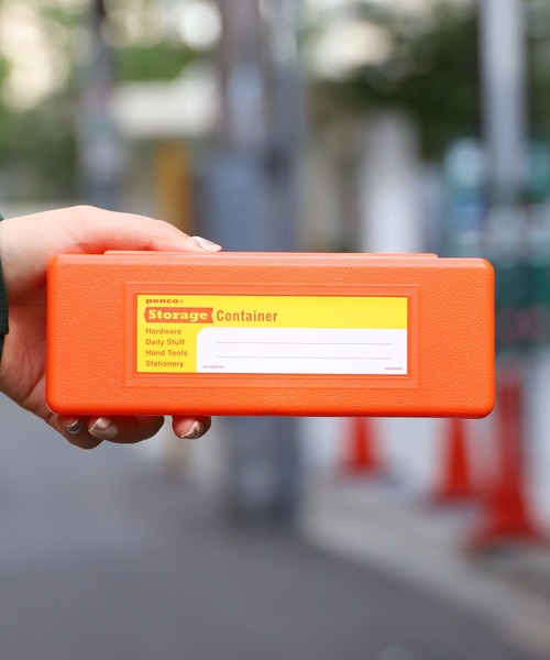 HIGHTIDE（ハイタイド）の「penco/ペンコ ストレージコンテナーペンケース 2026年春夏（ステーショナリー・メンズ・ホワイト/ライトブルー/ブラック/オレンジ/グリーン/クリア・FREE）」の11枚目の写真