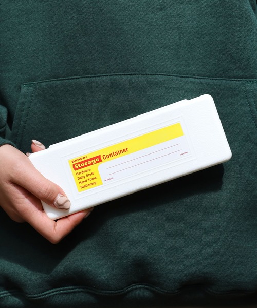 HIGHTIDE（ハイタイド）の「penco/ペンコ ストレージコンテナーペンケース 2026年春夏（ステーショナリー・メンズ・ホワイト/ライトブルー/ブラック/オレンジ/グリーン/クリア・FREE）」の8枚目の写真