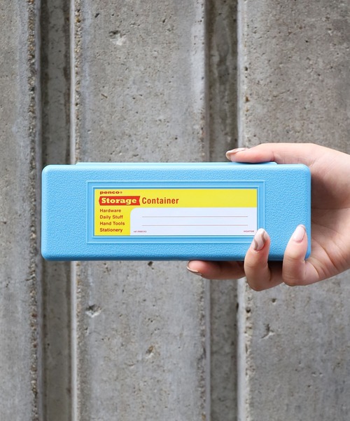 HIGHTIDE（ハイタイド）の「penco/ペンコ ストレージコンテナーペンケース 2026年春夏（ステーショナリー・メンズ・ホワイト/ライトブルー/ブラック/オレンジ/グリーン/クリア・FREE）」の20枚目の写真