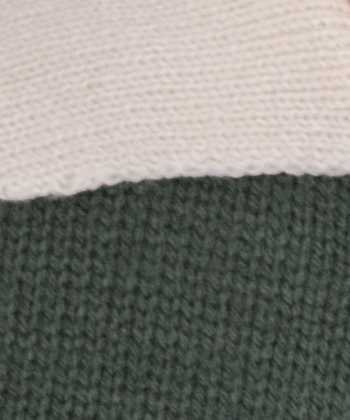 PairPair(ペアペア)の「配色襟ポロニット(ユニセックス)(ニット/セーター・レディース・ブラック/グリーン/ブルーグリーン・MEDIUM/LARGE)」の19枚目の写真