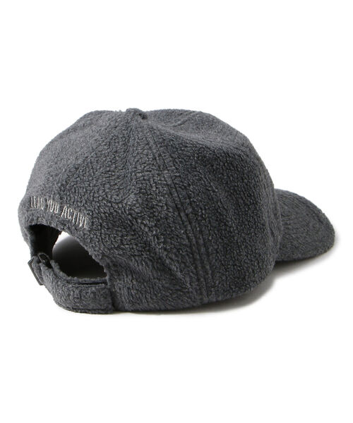 SY32 by SWEET YEARS（エスワイサーティトゥバイスィートイヤーズ）の「SY32 by SWEETYEARS /エスワイサーティトゥバイ スィートイヤーズ/FLEECE BOXLOGO CAP（キャップ・メンズ・ブラック/グレー・FREE）」の4枚目の写真