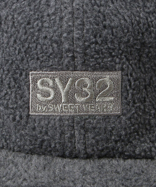 SY32 by SWEET YEARS（エスワイサーティトゥバイスィートイヤーズ）の「SY32 by SWEETYEARS /エスワイサーティトゥバイ スィートイヤーズ/FLEECE BOXLOGO CAP（キャップ・メンズ・ブラック/グレー・FREE）」の7枚目の写真