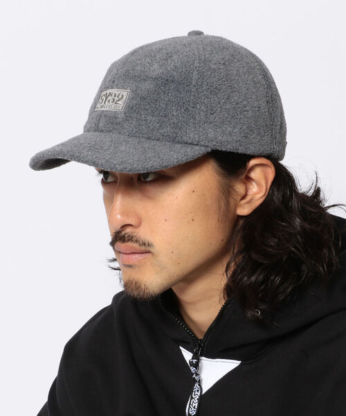 SY32 by SWEET YEARS（エスワイサーティトゥバイスィートイヤーズ）の「SY32 by SWEETYEARS /エスワイサーティトゥバイ スィートイヤーズ/FLEECE BOXLOGO CAP（キャップ・メンズ・ブラック/グレー・FREE）」の8枚目の写真