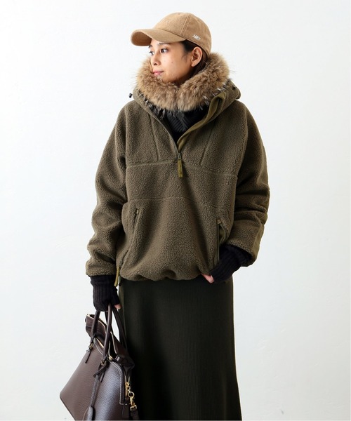 AP STUDIO(エーピーストゥディオ)の「SCENTOF ボア アノラック(ブルゾン・レディース・カーキ・FREE)」の5枚目の写真