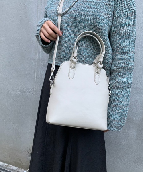 CIAOPANIC（チャオパニック）の「肩掛け可能、ミニボストンショルダーバッグ（ショルダーバッグ・レディース・アイボリー/ブラック/ピンク・FREE）」の6枚目の写真