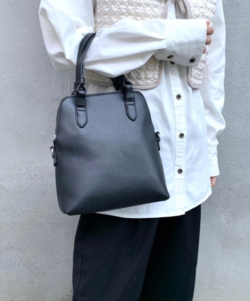 CIAOPANIC（チャオパニック）の「肩掛け可能、ミニボストンショルダーバッグ（ショルダーバッグ・レディース・アイボリー/ブラック/ピンク・FREE）」の4枚目の写真