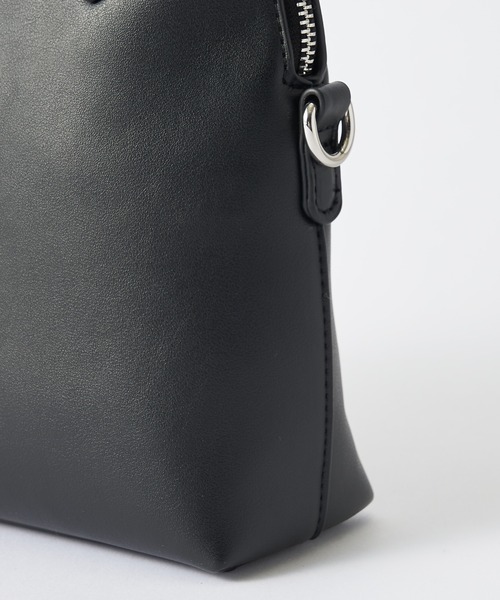 CIAOPANIC（チャオパニック）の「肩掛け可能、ミニボストンショルダーバッグ（ショルダーバッグ・レディース・アイボリー/ブラック/ピンク・FREE）」の13枚目の写真