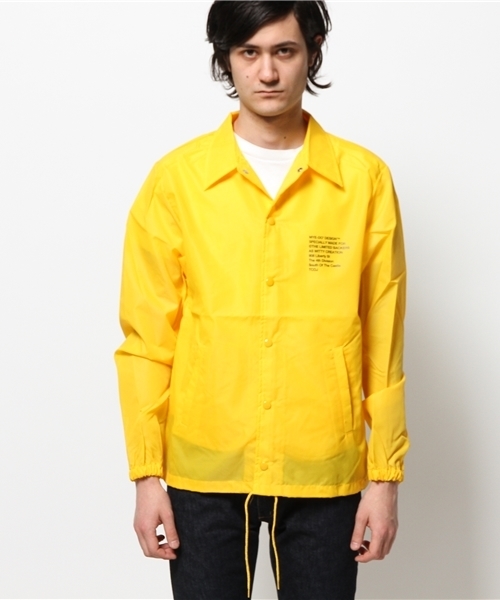MYE-DO'（マイ・ドゥ）の「コーチジャケット”STARS AND STRIPES” / MADE IN USA（ナイロンジャケット・メンズ・イエロー・FREE）」の2枚目の写真
