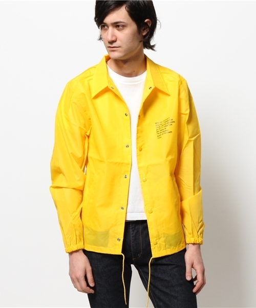 MYE-DO'（マイ・ドゥ）の「コーチジャケット”STARS AND STRIPES” / MADE IN USA（ナイロンジャケット・メンズ・イエロー・FREE）」の4枚目の写真