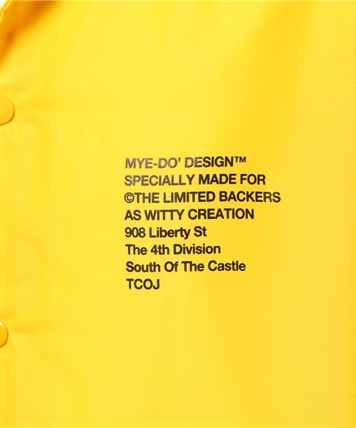 MYE-DO'（マイ・ドゥ）の「コーチジャケット”STARS AND STRIPES” / MADE IN USA（ナイロンジャケット・メンズ・イエロー・FREE）」の8枚目の写真