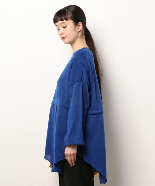 チャイハネ（チャイハネ）の「【チャイハネ】レイヤー変形トップス（アンサンブル・レディース・ホワイト/ブラック/ベージュ/ブルー・FREE）」の5枚目の写真