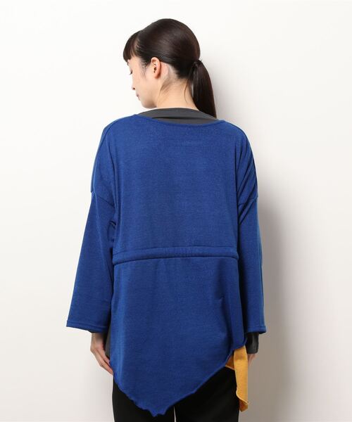 チャイハネ（チャイハネ）の「【チャイハネ】レイヤー変形トップス（アンサンブル・レディース・ホワイト/ブラック/ベージュ/ブルー・FREE）」の6枚目の写真