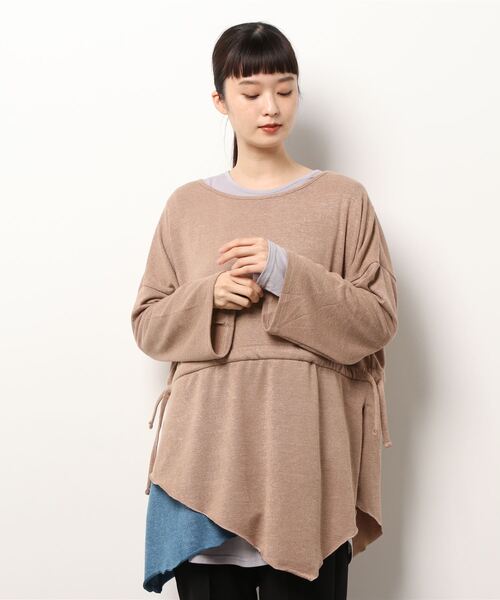 チャイハネ（チャイハネ）の「【チャイハネ】レイヤー変形トップス（アンサンブル・レディース・ホワイト/ブラック/ベージュ/ブルー・FREE）」の17枚目の写真